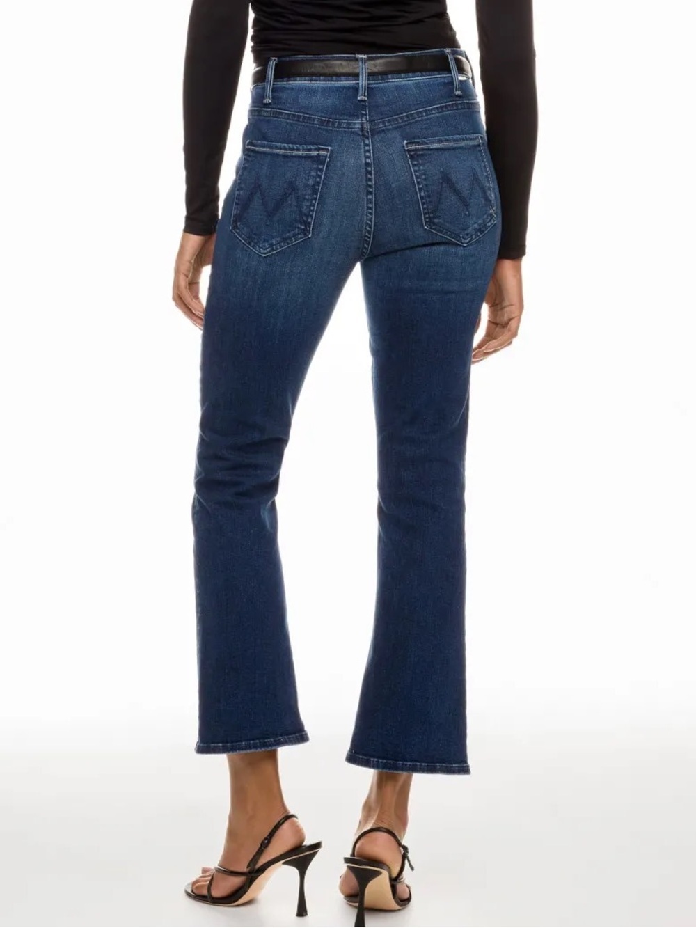 NWOT MOTHER Denim The Hustler Ankle Flare Jeans – Heirloom Blue - Picture 2 of 11